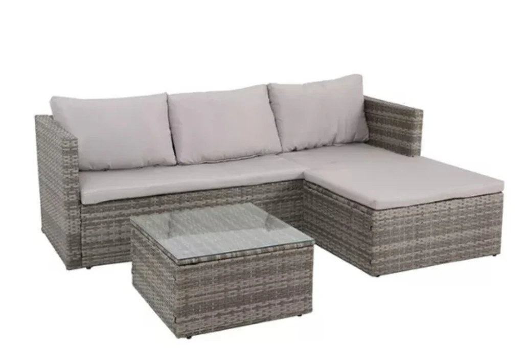 Millan 4 Seater Rattan Corner Set - Image 4