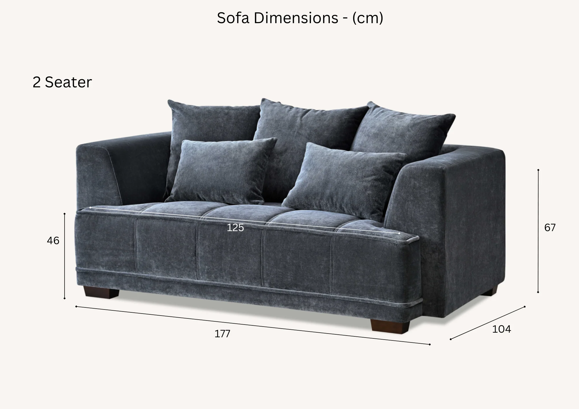 Aluxo Gramercy Group in Steel Velvet - Image 12