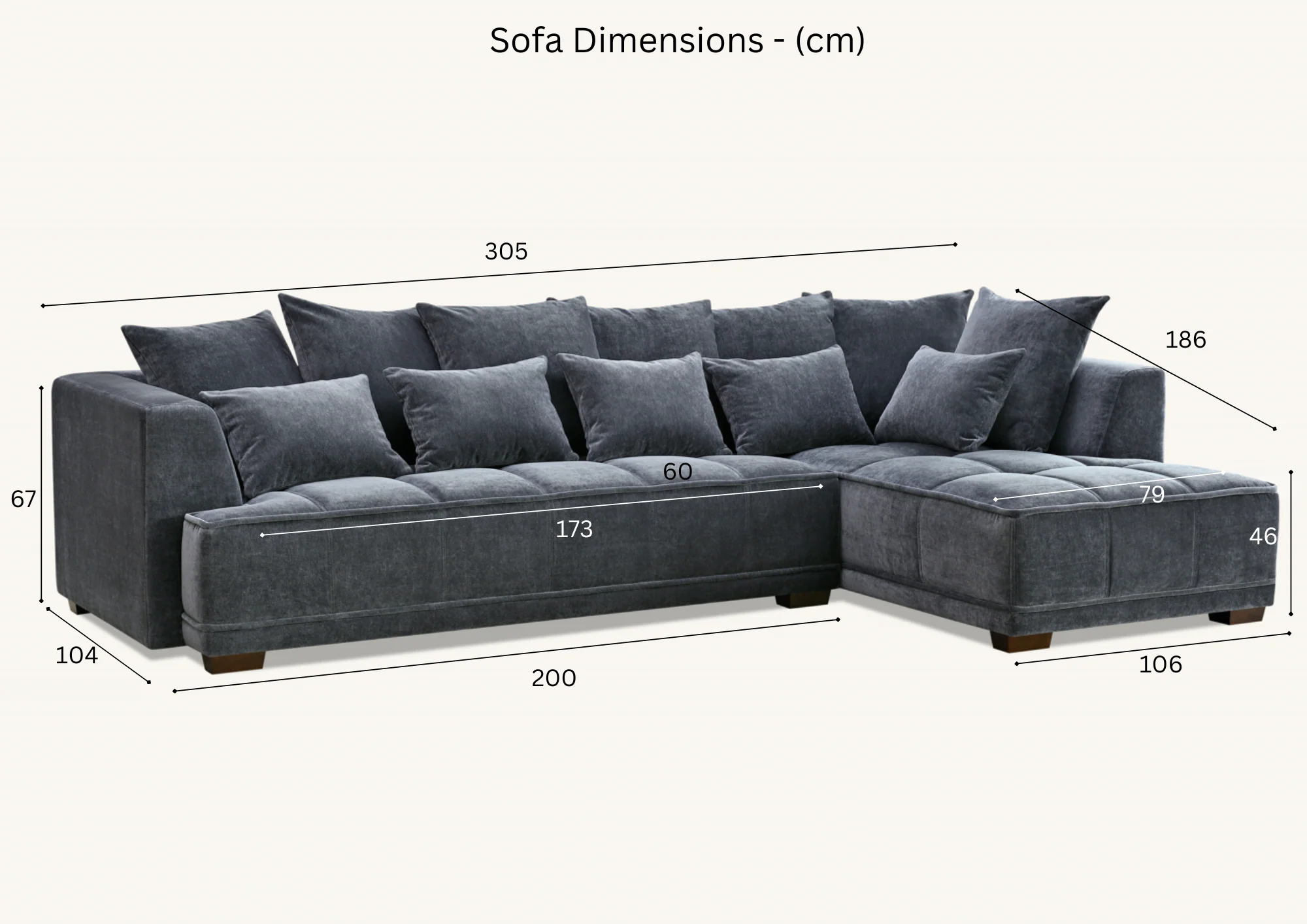 Aluxo Gramercy Group in Steel Velvet - Image 8