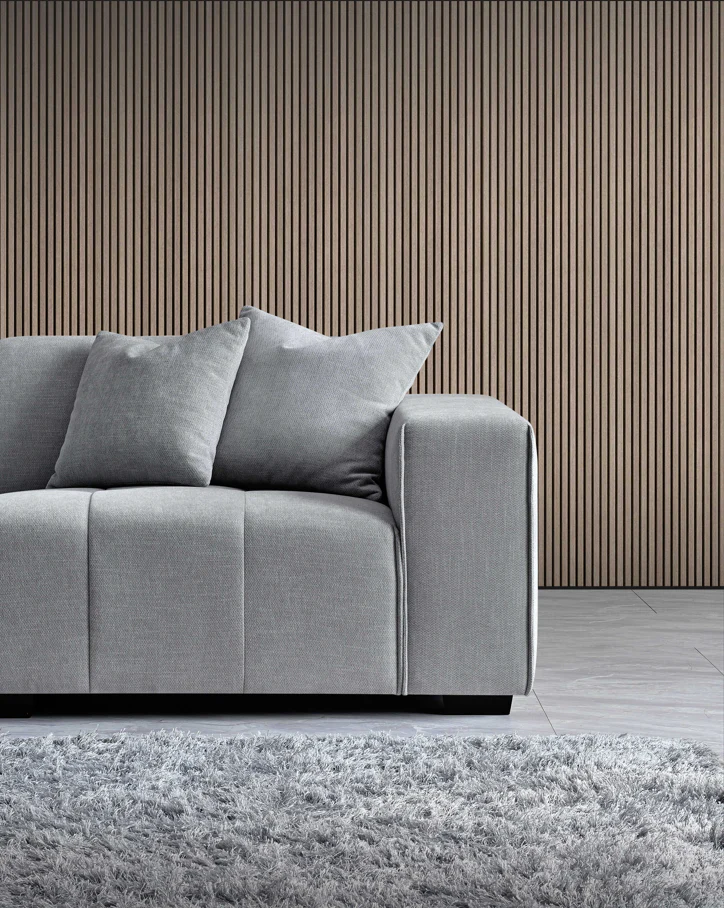 Aluxo Leonard Corner Group in Cloudy Grey Boucle - Image 3