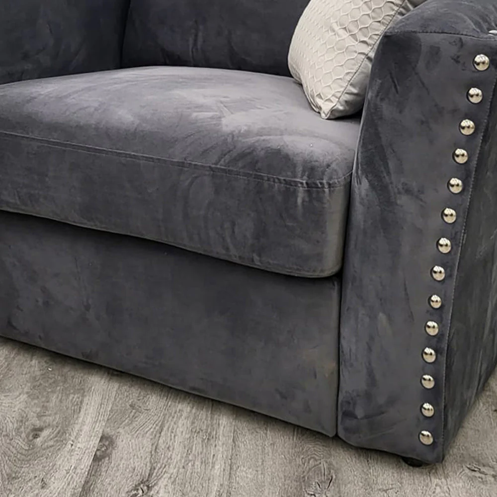 Aluxo Lincoln 3 & 2 Seater Sofa with Scatter Back Cushion - Image 4