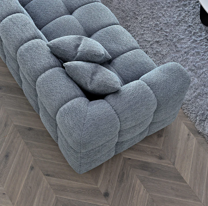 Aluxo Tribeca Corner Boucle Fabric Sofa Right Hand - Image 5