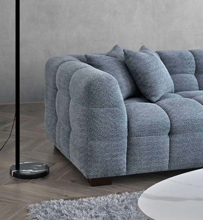 Aluxo Tribeca Corner Boucle Fabric Sofa Right Hand - Image 6