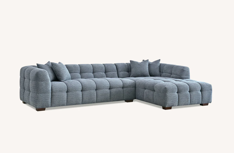 Aluxo Tribeca Corner Boucle Fabric Sofa Right Hand - Image 7