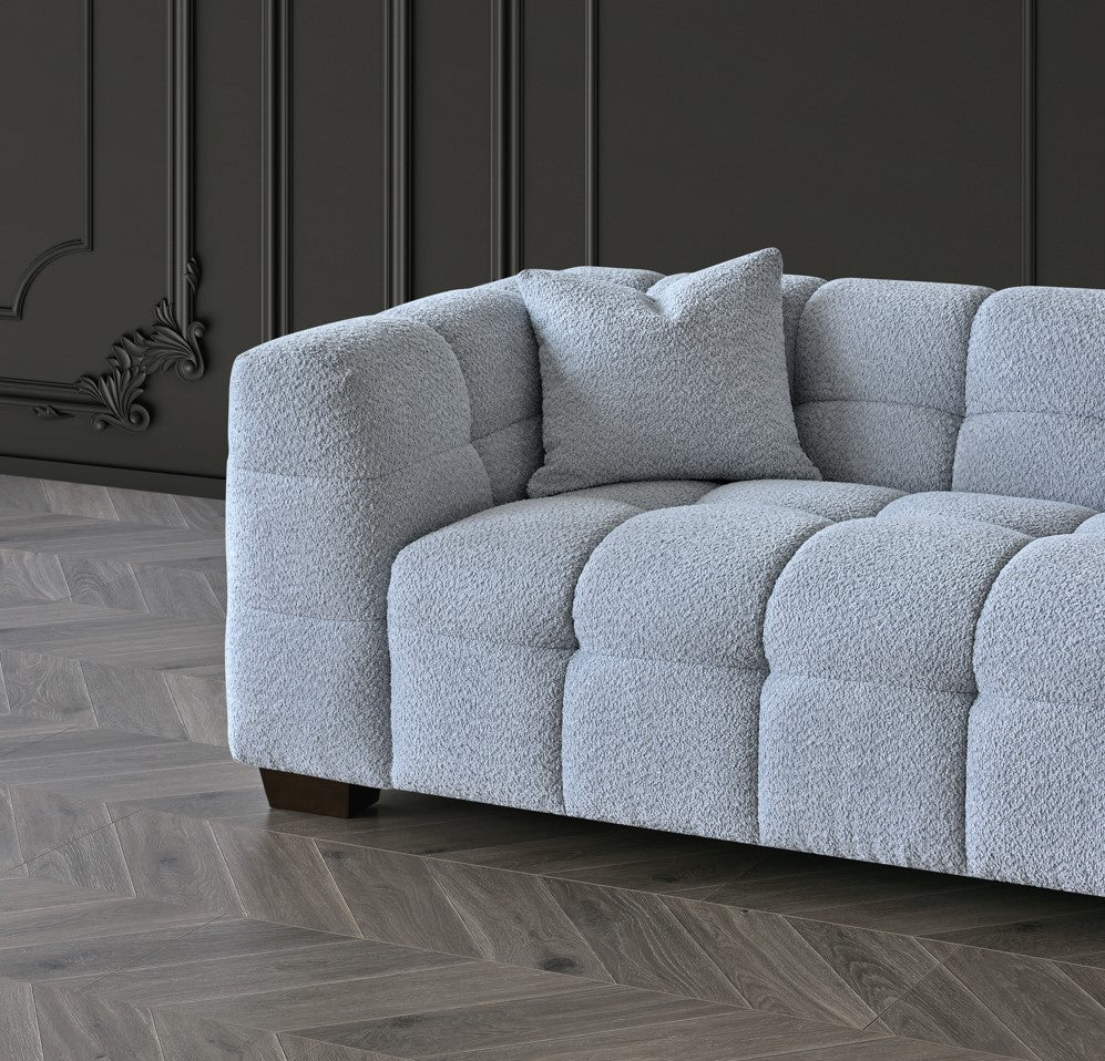 Aluxo Tribeca Boucle Fabric Sofa - Image 3