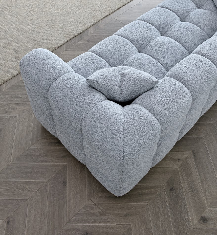 Aluxo Tribeca Boucle Fabric Sofa - Image 4