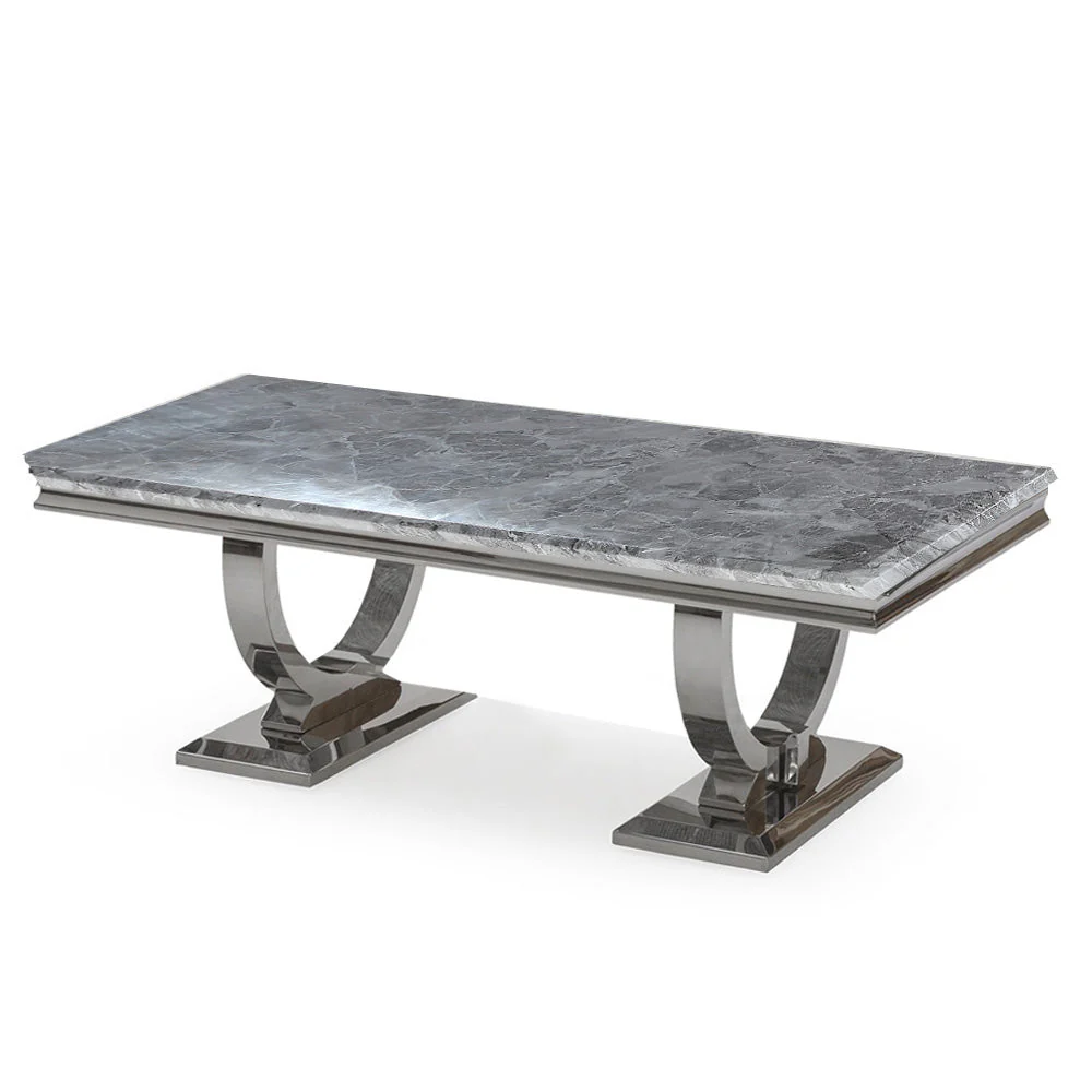 Arianna Chrome Coffee Table - Image 2
