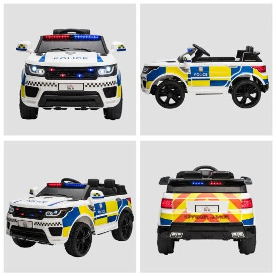 12V Ride-On Police Car with Bluetooth, Lights, and Sirens - Image 3