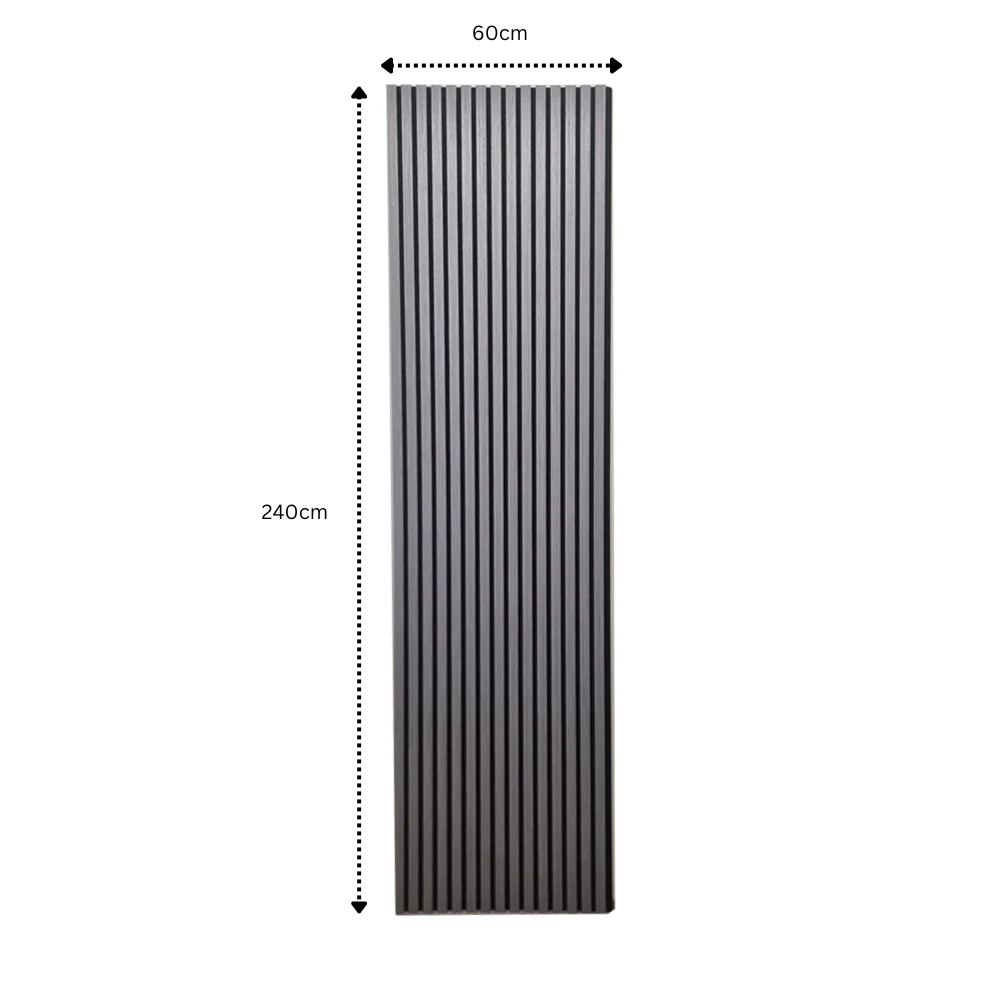 Pack Of 2 Real Wood Acoustic Slat Wall Panels (Light Oak) - Image 5