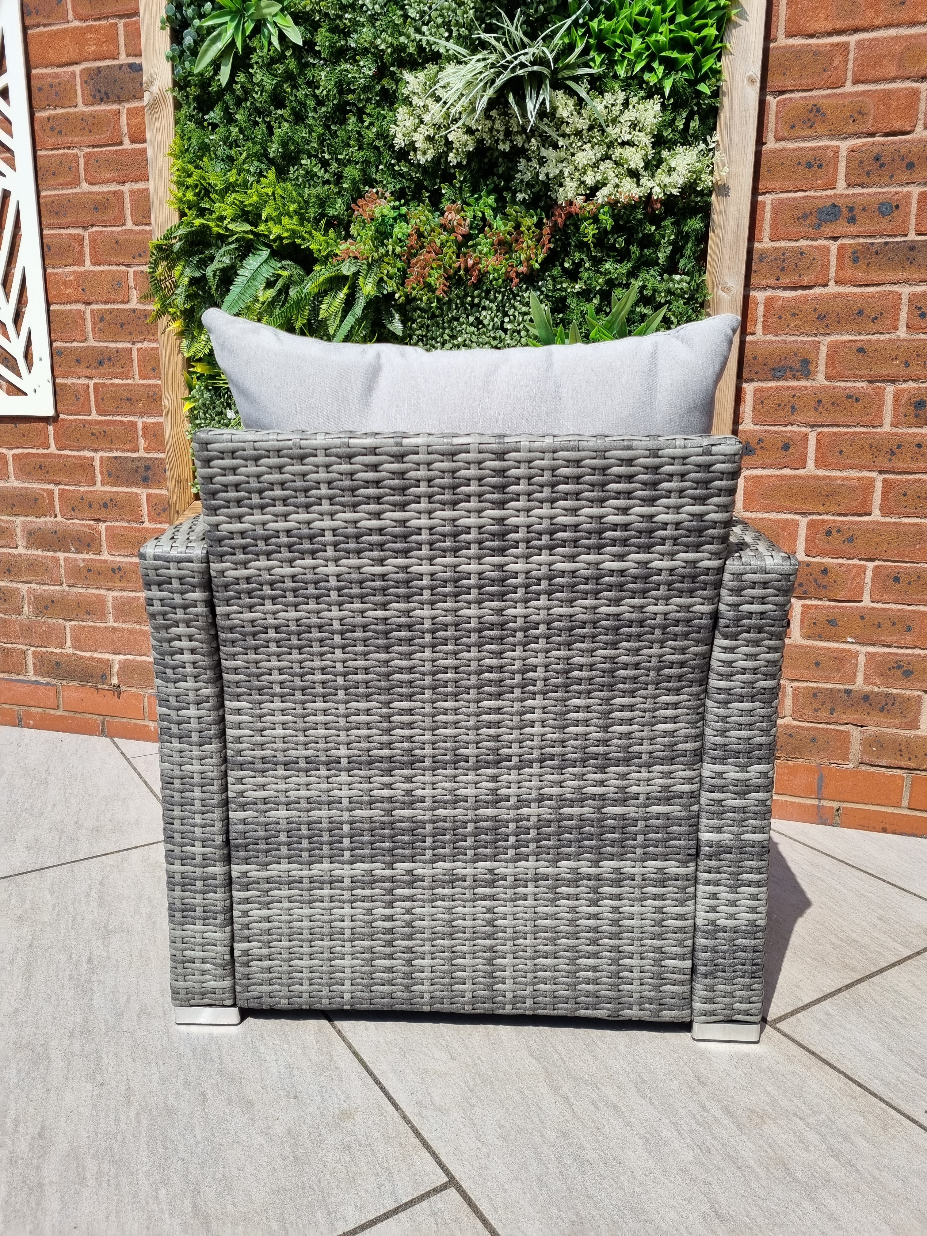 Pair of Myla 9 Seater Rattan Chairs - Image 4