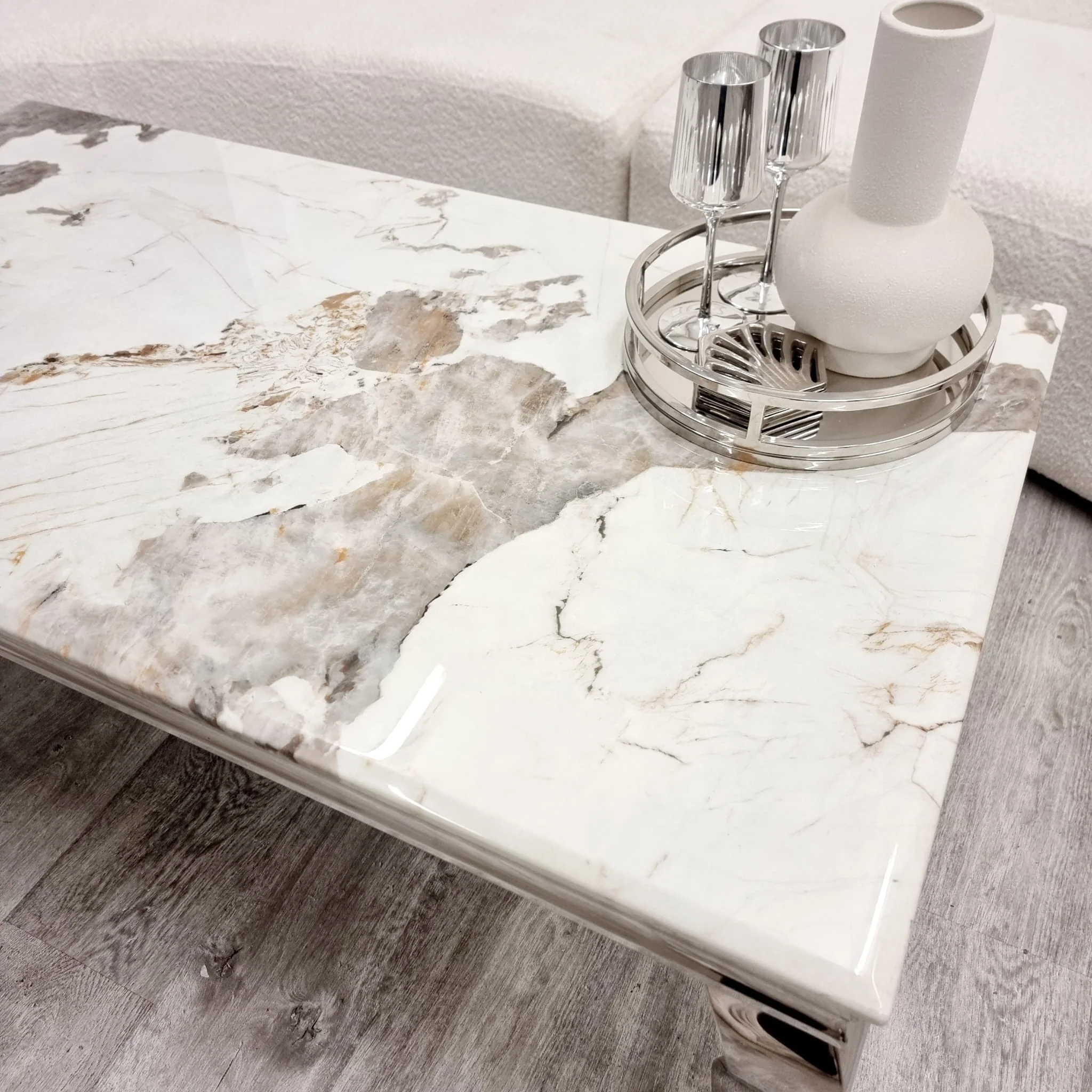 Trafalgar Chrome Coffee Table - Image 3